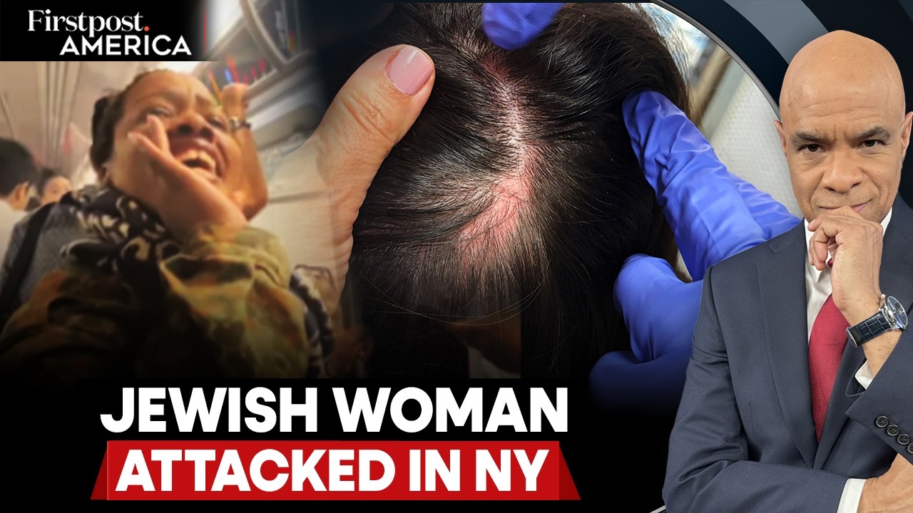 Caught On Video: Jewish Woman Targeted In NYC Subway Attack | Firstpost America | N18G