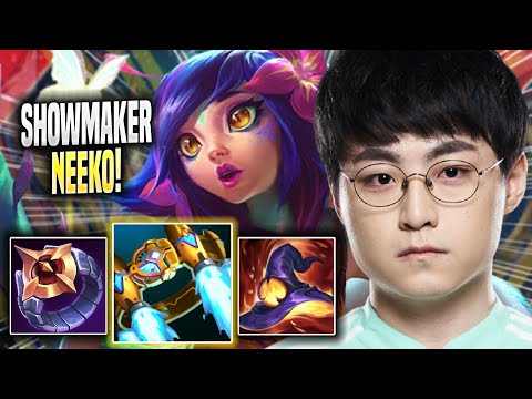 SHOWMAKER PLAYS NEEKO WITH NEW BUFFS! - DK ShowMaker Plays Neeko MID vs Lucian! | Season 2022
