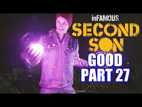 Infamous: Second Son Gameplay Walkthrough Part 27 PS4 Good Karma Review Playthrough