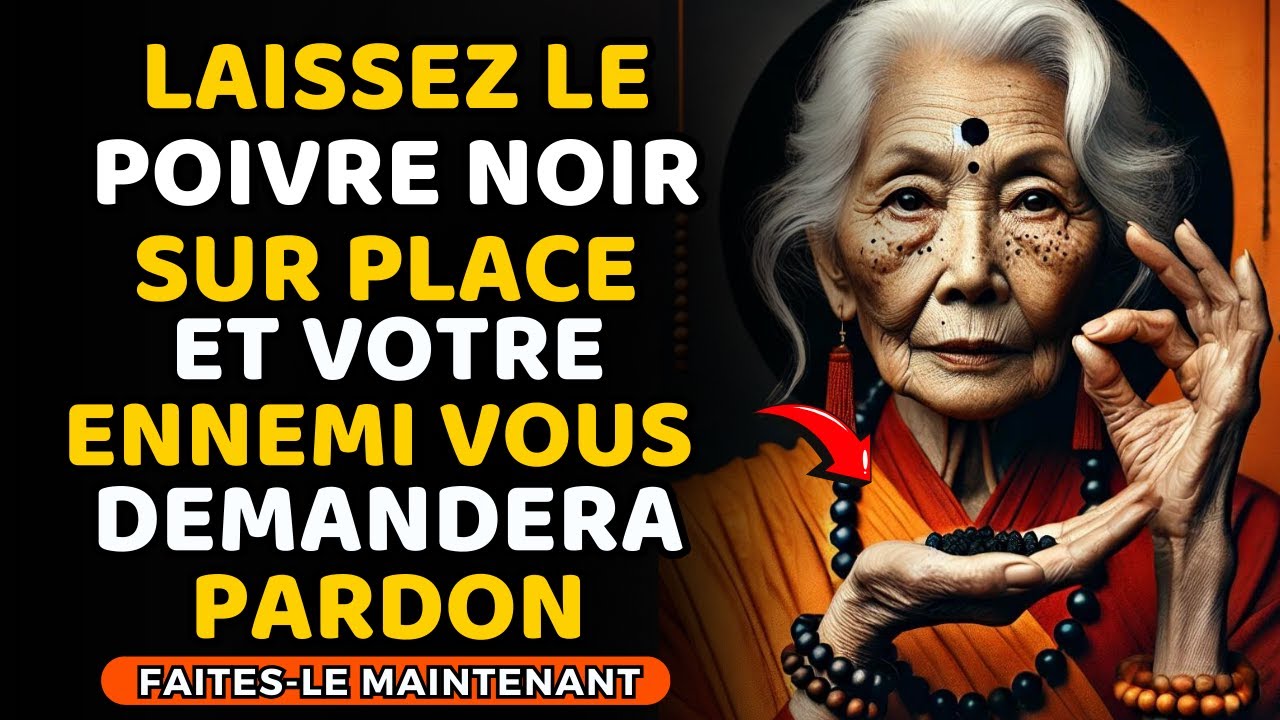 Laisse Du POIVRE NOIR À Cet Endroit Et Ton Ennemi Te Demandera Immédiatement Pardon