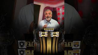 PALPITÔMETRO DO DUELO DE VOLTA DE BOTAFOGO X BARCELONA DE GUAYAQUIL! 🔮 #shorts