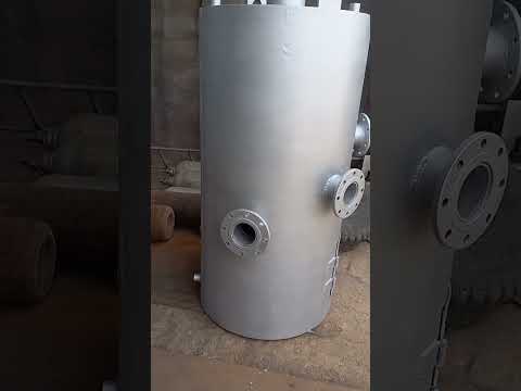Wood fired vertical cross tube boiler, 100 kg/hr