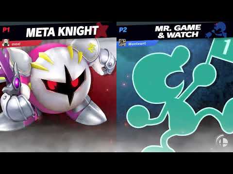 Monte (Mr. Game & Watch) vs Moxi (Meta Knight) | 03 May '23