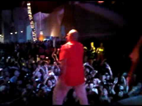 PITBULL AND CLINTON SPARKS AT MARDI GRAS PAT OBRIENS CANCUN 09