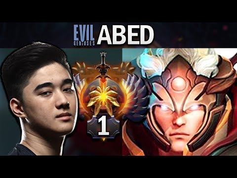EG.ABED INVOKER CURRENT RANK 1 - DOTA 2 7.23F GAMEPLAY