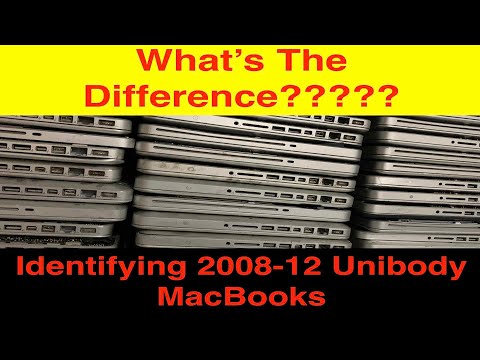 Identifying 2008-12 Apple Unibody MacBooks:  What's The Difference Between Models?