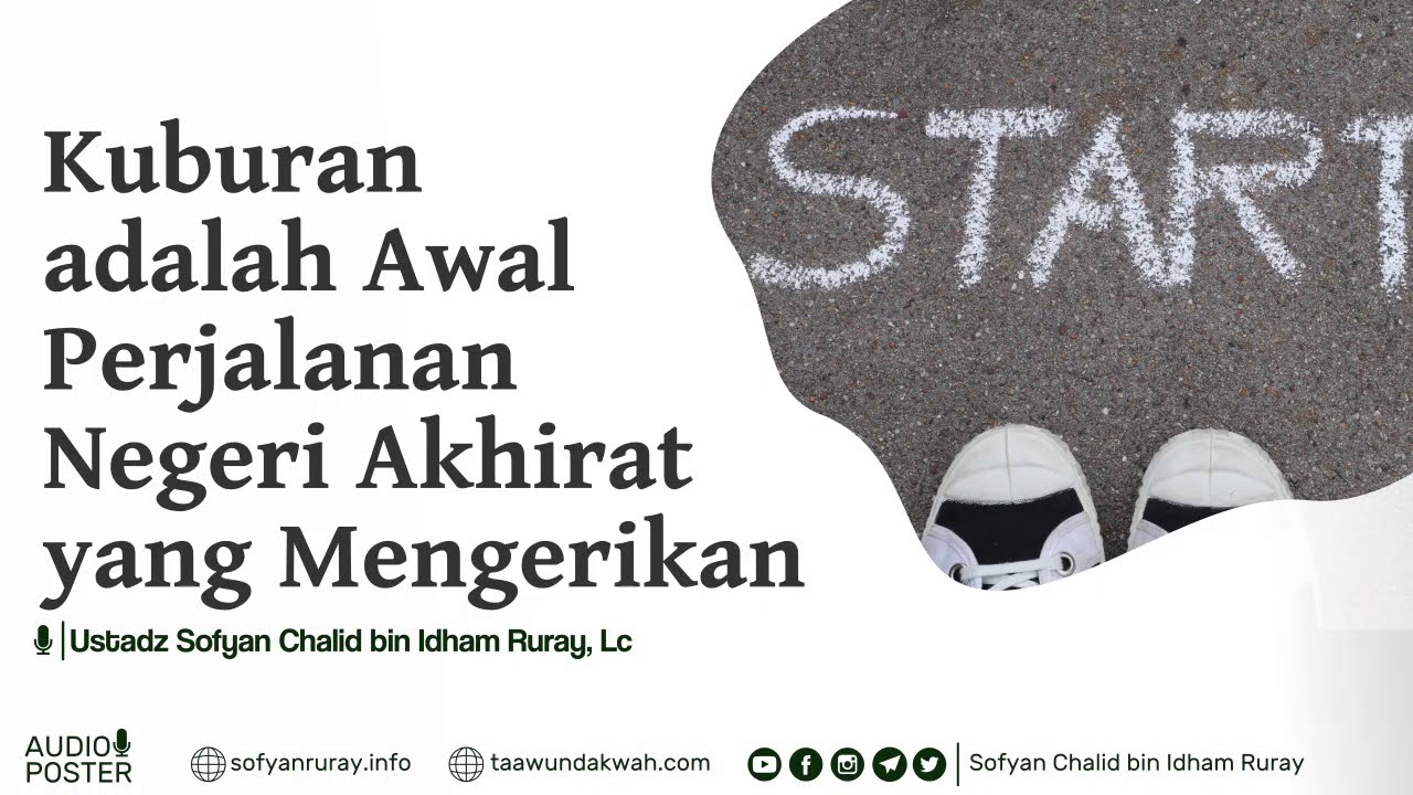 Kuburan adalah Awal Perjalanan Negeri Akhirat yang Mengerikanhttps://youtu.be/EY…