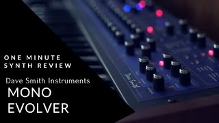 ONE MINUTE SYNTH REVIEW!!! Ep. 5 DSI Mono Evolver (Dave Smith Instruments)