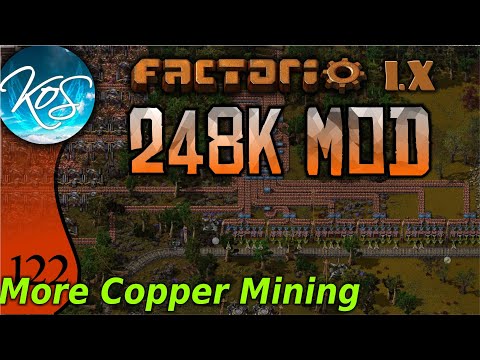 Factorio 248k Mod 122 -  ROBO BUILDING A COPPER MINE! - Tips & Tricks