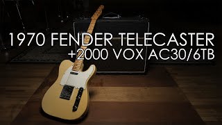 Video thumbnail for "Pick of the Day" - 1970 Fender Telecaster and 2000 Vox AC30/6TB by Emerald City Guitars