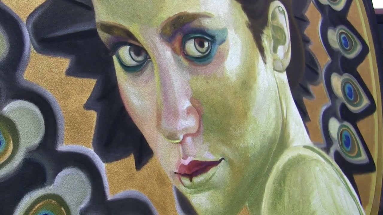 surreal portrait painting tutorial time lapse by veronica winters
