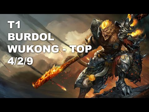 T1 Burdol Top Wukong vs Jayce - KR Challenger Patch 10.8