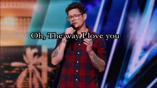Michael Ketterer - To Love Somebody (Lyrics) America's Got Talent 2018