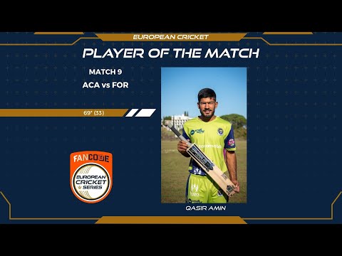 MOM: Q.Amin - ACA vs FOR | Highlights | FanCode ECS Greece Day 3 | Greece 2021