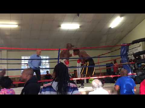 Boxing match in township near Cape Town