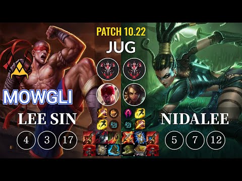 VIT Mowgli Lee Sin vs Nidalee Jungle - KR Patch 10.22