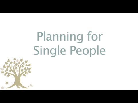 Planning for Single People