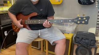 Video thumbnail for Example sound of Warwick Streamer Stage II 4 Strings Bass from #twinbemusic by theoldiesmusics