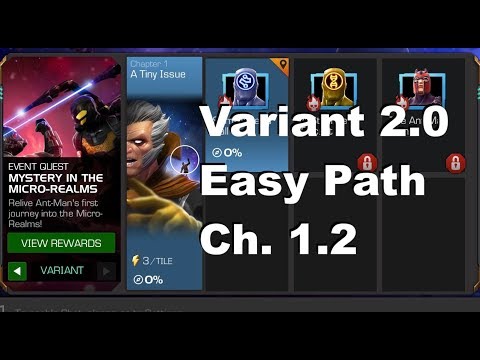 Variant 2.0 | EASY PATH | Chapter 1.2 | Mystery in the Micro Realms | Marvel Contest of Champions
