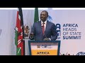 President Ruto's powerful speech during IDA21 Africa Heads of State Summit!