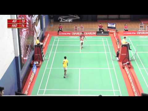 Adi Pratama (PUSDIKLAT JAYA RAYA) VS M Hadiyat Mustaqien (PB SGS PLN BANDUNG)