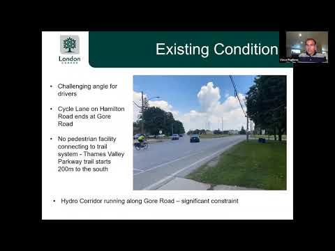 Gore Road and Hamilton Road Intersection Improvements Public Information Centre #1 - June 24, 2021