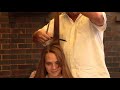 Long Blond Hair Radical Chop To Pixie Haircut Longtoshort Haircut Pixiecut Haircut Dry Haircut