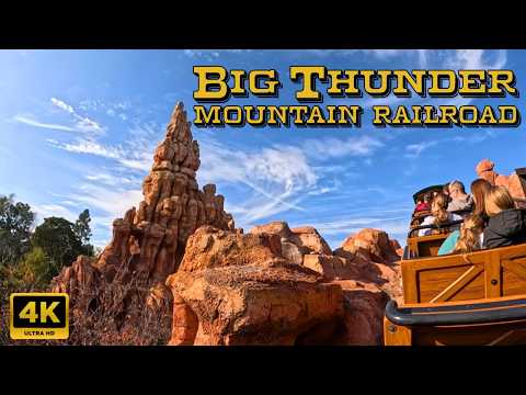 Big Thunder Mountain Railroad! on-ride 4k POV | Disneyland