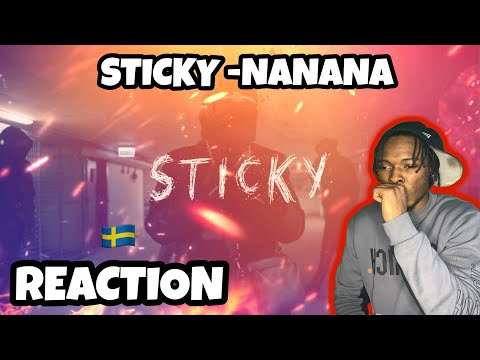 AMERICAN REACTS TO SWEDISH RAP! Sticky - NANANA (ENGLISH LYRICS) @De.Sticky