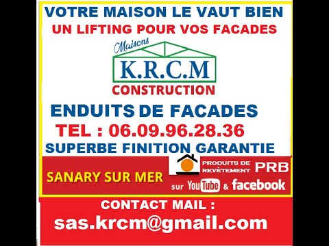 RAVALEMENT ENDUIT FACADES KRCM SANARY