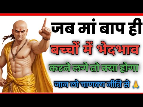 जब मां-बाप ही बच्चों में भेदभाव करने लगे | Chanakya Niti | Chanakya Neeti in Hindi | चाणक्य नीति 