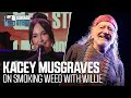 Kacey Musgraves Framed a Joint She Smoked With Willie Nelson