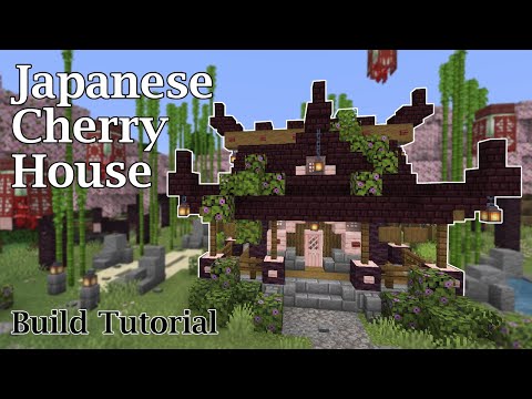 Minecraft Japanese Tiny House | Tiny Cherry Blossom Build Tutorial