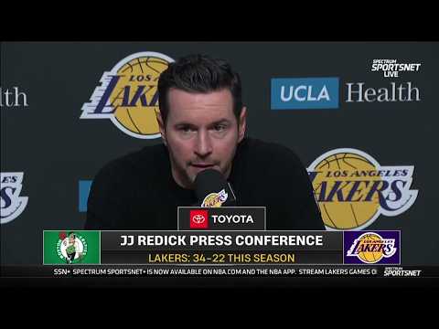 JJ Redick POSTGAME INTERVIEWS | Los Angeles Lakers loss to Boston Celtics 111-89