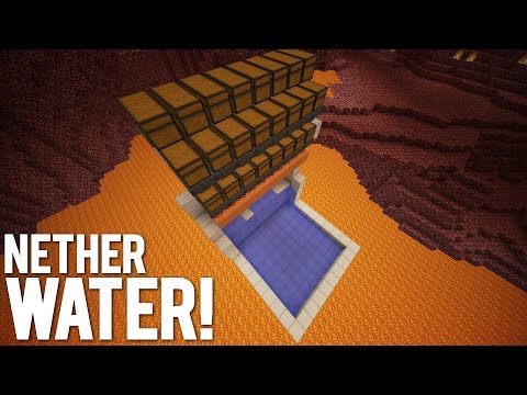 Mind-Blowing! Unbelievable Nether Water with Redstone!