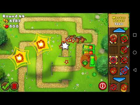 BTD5 Mobile - Bionic Artillery - Random Mission - NAPSFRILLS - E100
