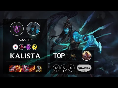 Kalista Top vs Jayce - KR Master Patch 10.24
