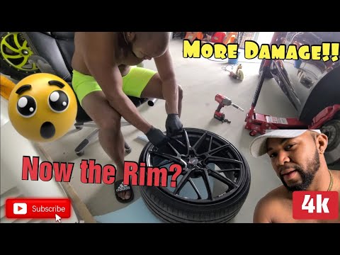 More F-Type Damage! Dented my Savini SV-F6 Custom Wheel