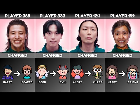 Squid Game: Before vs After