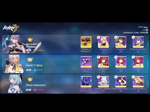 (HI3) Abyss RL 409D | Jizo | Physical Buff | HoS, Carole, Griseo | 609 | Jizo vs Support Impact V2