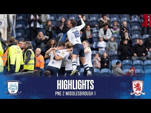 FC Preston North End 2-1 FC Middlesbrough 