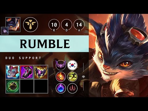 Rumble Support vs Braum - KR Master Patch 25.13