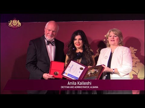 Anila Kalleshi - Rose of Paracelsus Award Cannes 6 October 2017