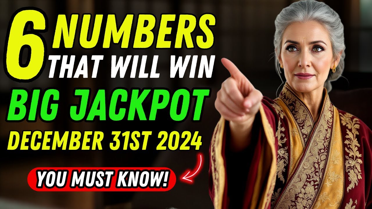 6 Lucky Numbers to WIN BIG JACKPOT and GET RICH on December 27th 2024