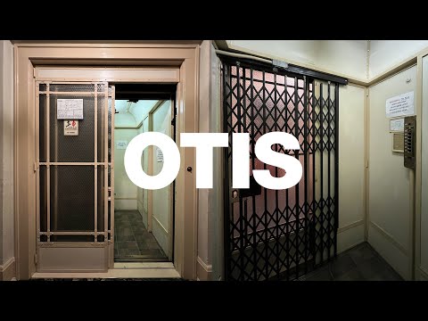 Super Cool Old Gated OTIS Traction Elevator in Sacramento, CA