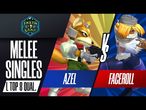 Azel vs. Faceroll - Melee Singles Losers Top 8 Qualifier - Smash Camp 2022