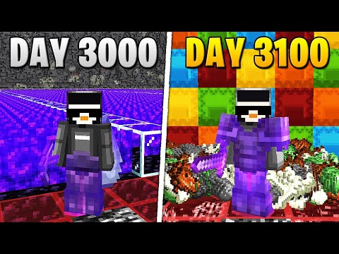 I Survived 3,100 Days in HARDCORE Minecraft...