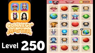 Connect Master Match Puzzle level 250 hard level Guide Walkthrough Solution