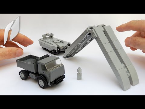 Armoured Vehicle-launched Bridge & Military Truck (MOC - 4K)