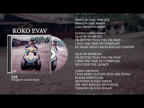 Drewgon ft. Gabriel Marini - 248 (Lyric Video)